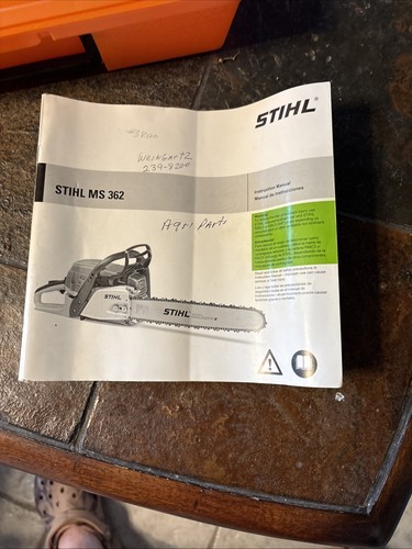 STIHL MS362 Owners Operators Manual OEM