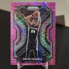 Devin Vassell 2020 Prizm #252 Pink Pulsar #/42 Rookie RAW #32 RARE