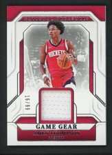 2024-25 AMEN THOMPSON 16/99 JERSEY PANINI NATIONAL TREASURES GAME GEAR