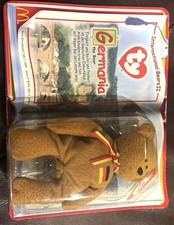 Germania the Bear Ty Beanie Baby McDonald’s 2000 International Bears II MIP