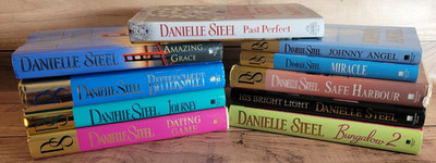 Danielle Steel 10 Hardcover Books Lot  Romance Drama Women s Fiction + Memoir