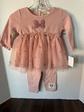 Disney Baby Minnie Mouse 2 Piece Top and Bottom Set Size 6-9 Months