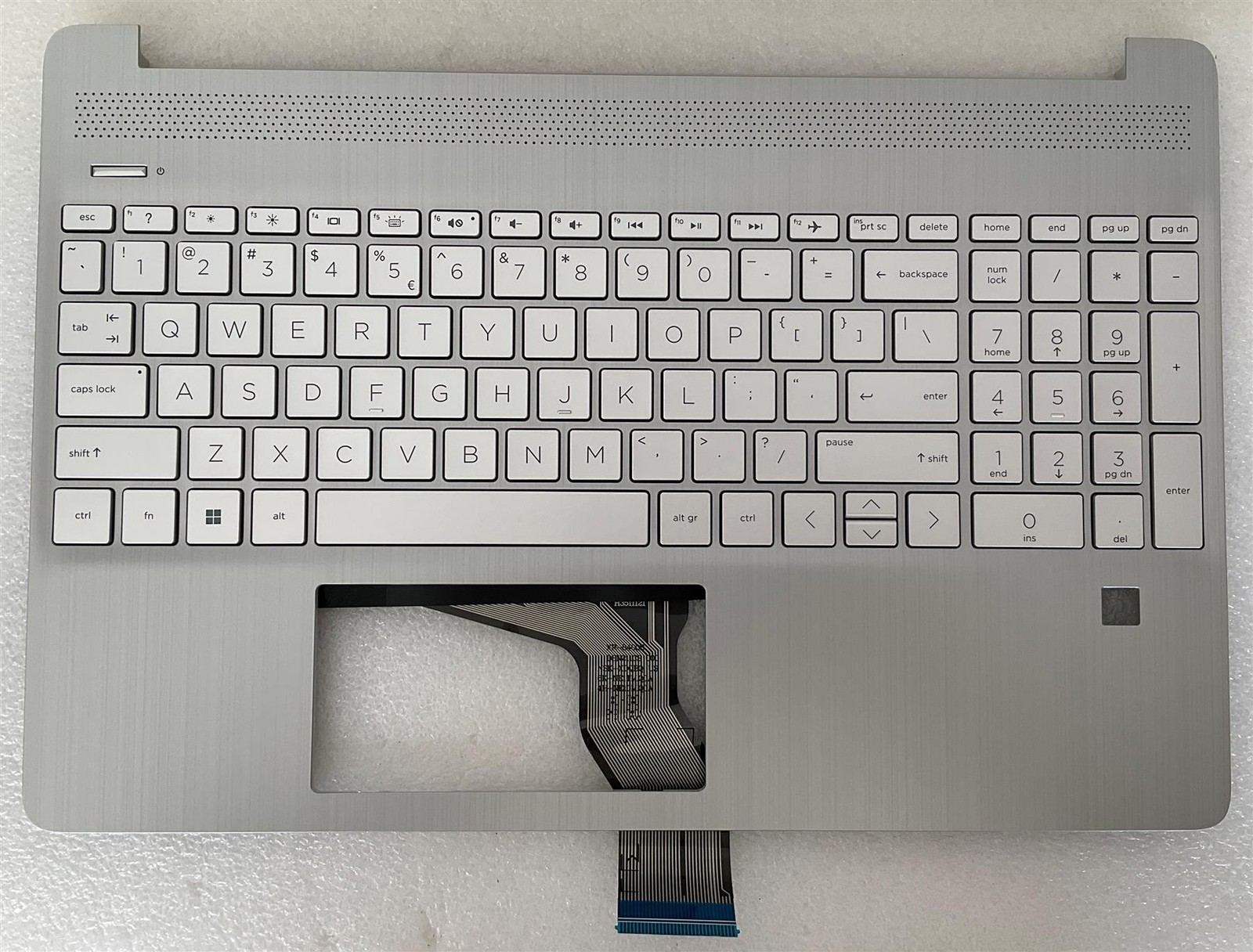 HP 15S-FQ 15S-EQ 15-EF 15-DY L68125-B31 US English Int. Keyboard Palmrest NEW
