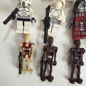 Lego Star Wars Minifigure Parts Lot Clone Troopers Droids 75035 75001 9497 7913