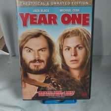 YEAR ONE DVD Theatrical  Unrated Edition DVD Jack Black, Michael Cera 2009