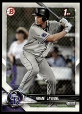 2018 Bowman Draft Grant Lavigne Colorado Rockies #BD-186