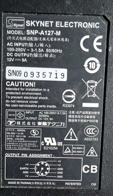 Skynet Electronic SNP-A127-M Netzteil 12V 9A   Medical Grade Power Supply