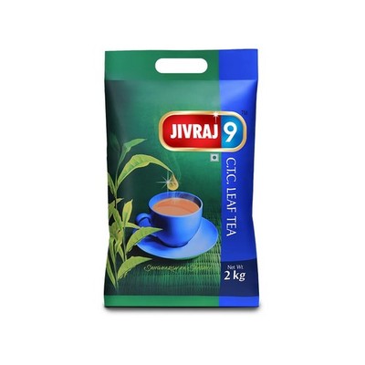 Jivraj 9 CTC Assam Tea Leaves 2kg | Premium Crush-Tear-Curl Tea