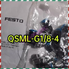 10PCS NEW FESTO Mini L-threaded connector QSML-G1/8-4 186268 #LM QSML-G1/8-4 ###