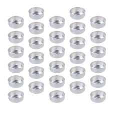 300 Pieces Aluminum Candle Making Containers Tea Light Empty Case