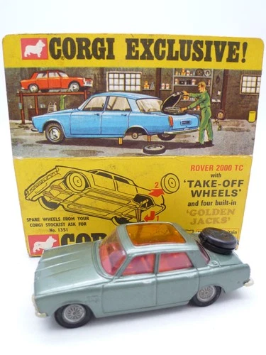 VINTAGE CORGI TOYS 275 ROVER 2000 TC IN ORIGINAL BOX 1968