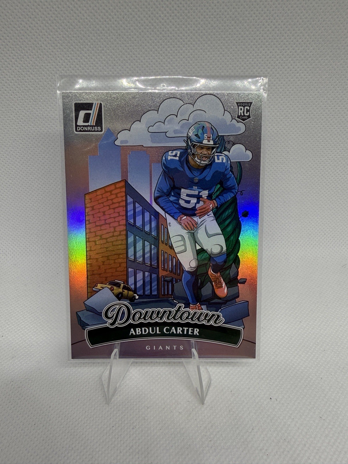 2025 Donruss Abdul Carter Downtown SSP Rookie RC New York Giants
