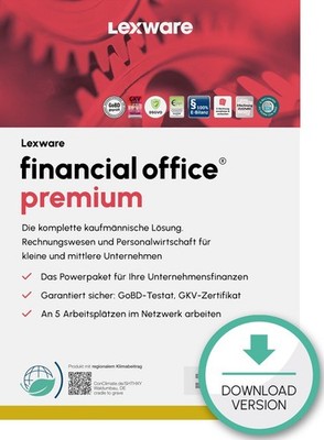 LEXWARE financial office premium 2026 ESD Download, Jahresversion 365-Tage