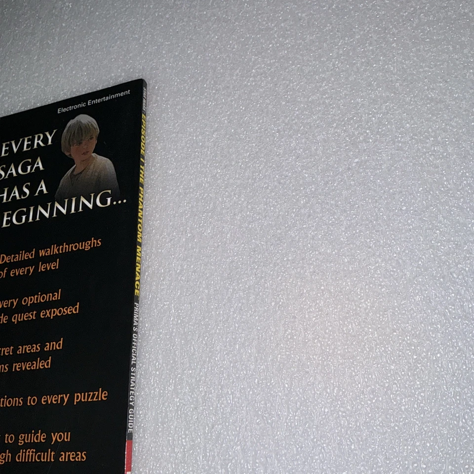 Star Wars Episode 1 Phantom Menace Official Strategy Guide holo foil variant vgc - Image 3 of 4