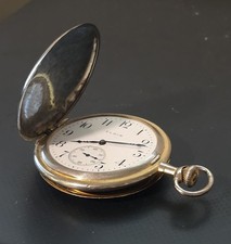 1910 - Elgin 12s 7-jewel Pocket Watch For Parts / Retoration Missing Glass