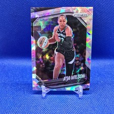 A'ja Wilson Las Vegas Aces 2025 Prizm Panini Ice Prizm #76