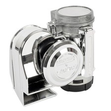 Stebel Horn Nautilus Compact Chrome 12v Signal Horn Dual Tone