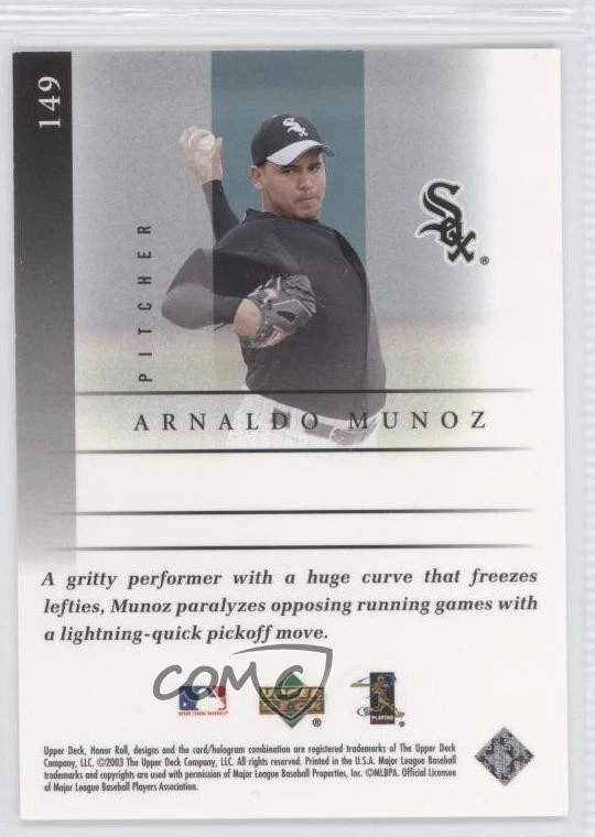2003 Upper Deck Honor Roll Freshman Class /2500 Arnie Munoz Arnaldo Rookie RC - Image 2 of 2