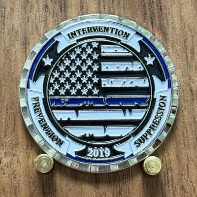 #ad Riverside County Regional Gang Task Force Police Challenge Coin W#5 $43.98