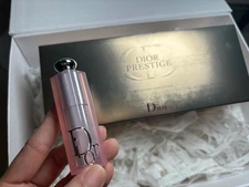 Dior Prestige The exceptional cotton pads 100% natural cotton fibers & lipstick 