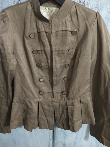 Arden B. Vintage Large Pleated Button Up Jacket - Picture 4 of 11