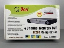 Q-See 4 Channel Network DVR H.264 Compression Model QSD9004 New