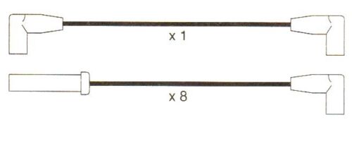 Grand Cherokee 5.9 ltr V8 10mm BLUE Formula Power RACE PERFORMANCE lead set