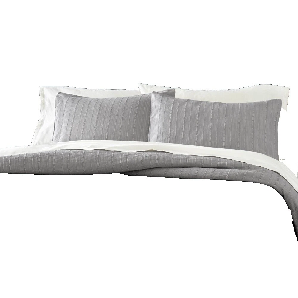 Mezcla de algodón rayas Rey Fundas de edredón y Juegos de Cama