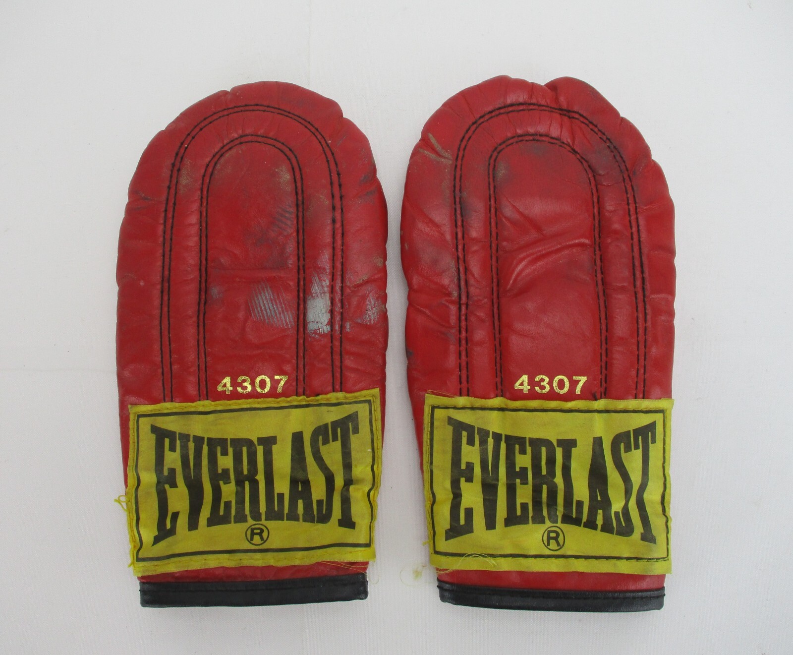 Vintage EVERLAST 4307 Weighted Speed Bag Boxing Training Gloves Red Leather eBay
