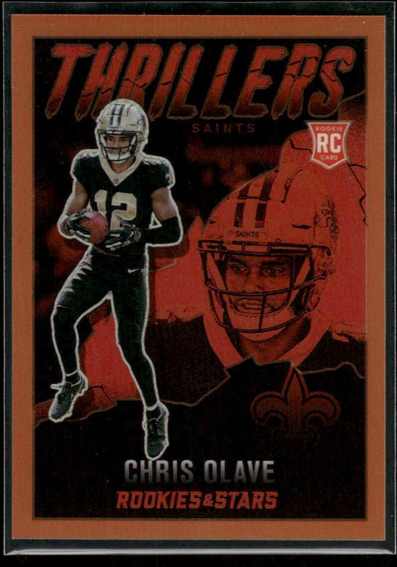 Chris Olave Panini Rookies & Stars Thrillers #TH24 Orange