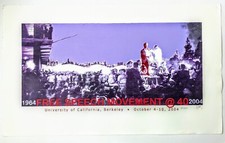 Listing image for FREE SPEECH MOVEMENT, U.C. BERKELEY, 40th ANNIVERSARY POSTER, SIGNED 1/100
