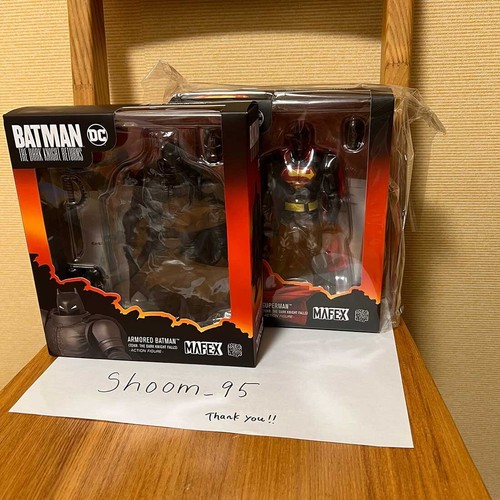 JUEGO DE FIGURAS MAFEX No.193__No.189 ARMORED BATMAN __ SUPERMAN The Dark Knight Falls - Imagen 8 de 19