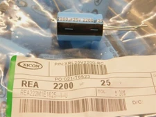 Xicon XRL25V2200-RC XRL Series 2200uF 25V 20% 85° Radial Electrolytic Capacitors