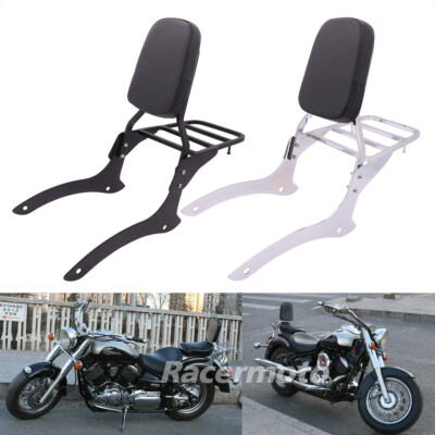 Backrest Sissy Bar Luggage Rack For Yamaha DragStar DS1100 V-Star XVS1100 Custom