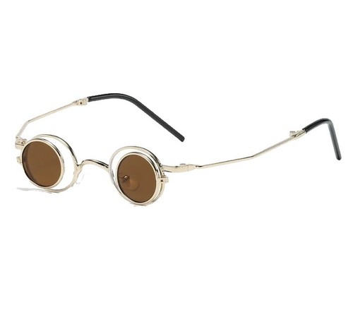 Swarovski SK 168 45F Brown Glitter Round Cat Sunglasses Swarovski SK 168 45F Brown Glitter Round Cat Sunglasses  main image 4