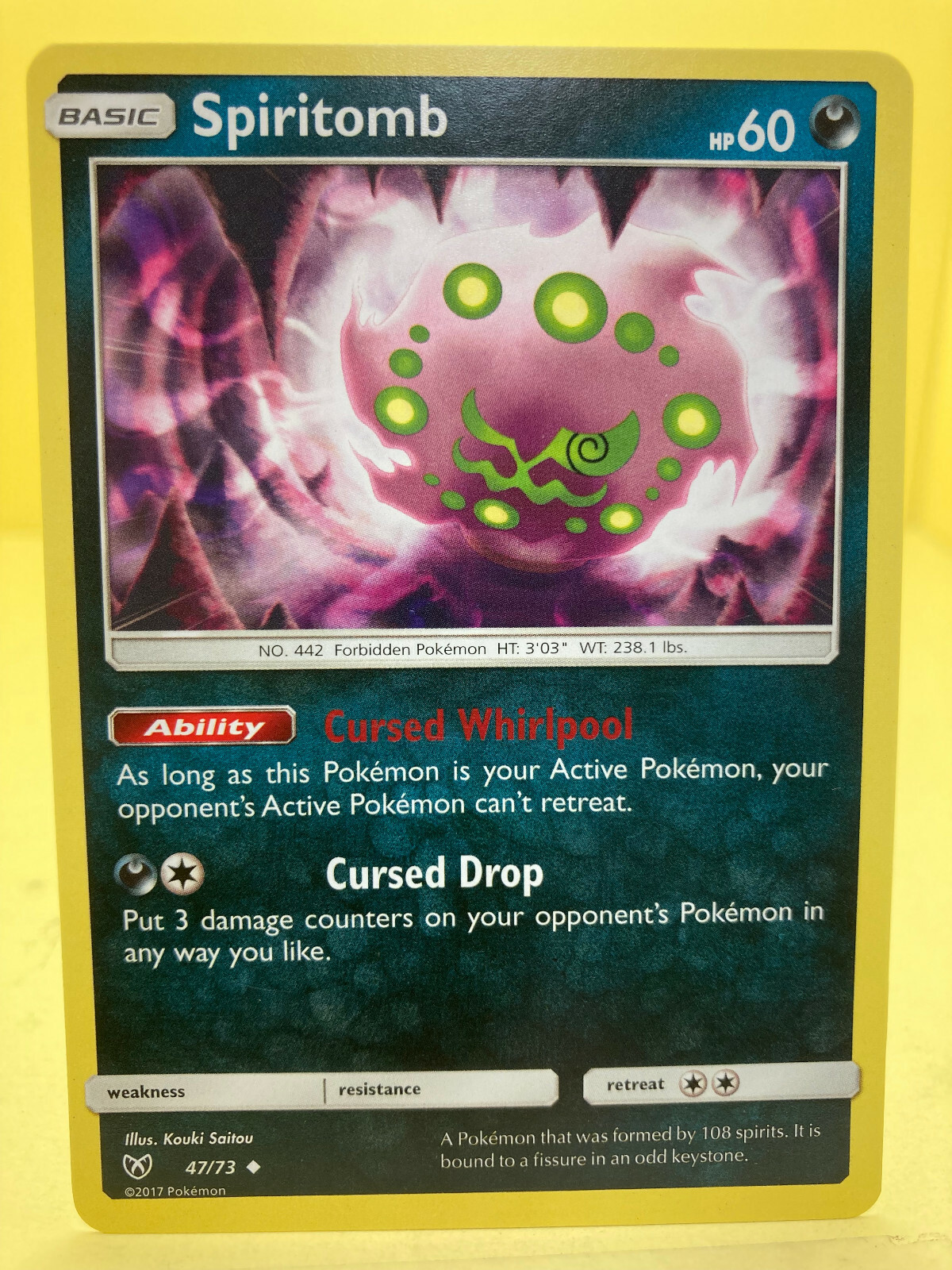 Non-Holo Pokemon Sun & Moon: Shining Legends /73 Card ($2 Minimum Order Required