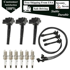 19037-62050 3pcs Ignition Coil and Spark Plug For 1996-2002 Toyota 4Runner 3.4L
