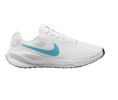 Nike Revolution 7 Running Shoes Mens Size 11 FB2207-103 White Dusty Cactus