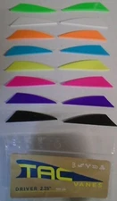 100 TAC Driver 225 Vanes! BUILD YOUR BAG! 2.25" white neon yellow green black