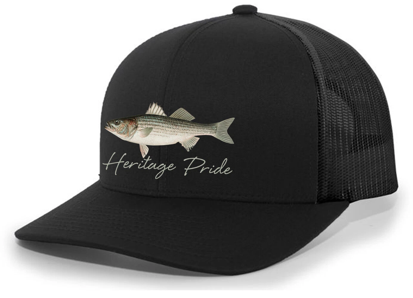 Heritage Pride Freshwater Fish Collection Striped Bass Fishing Mens Embroidered