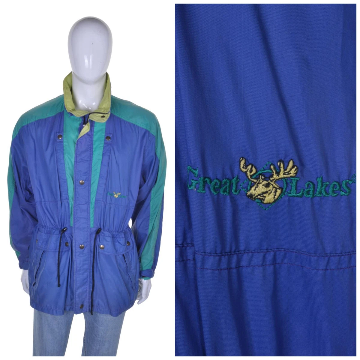 Veste ADIDAS FIRST vintage bleu ciel VENTEX France jacket jacke felpa 168 S