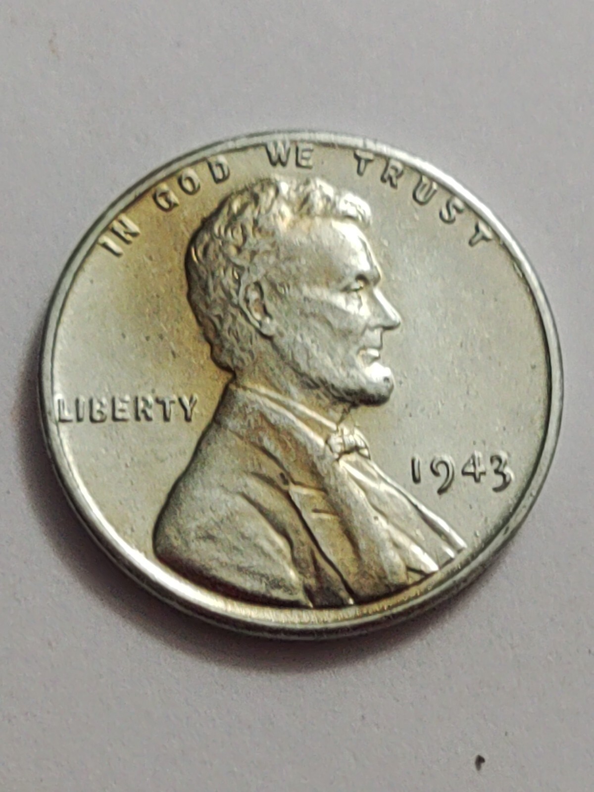1943P Lincoln Wheat Cent BU Uncirculated Steel Penny eBay