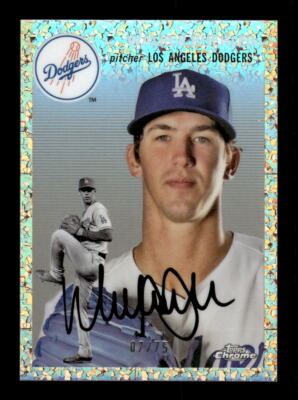 2023 Chrome Platinum Anniversary #257 Walker Buehler Rose Gold Mini-Diamond /75