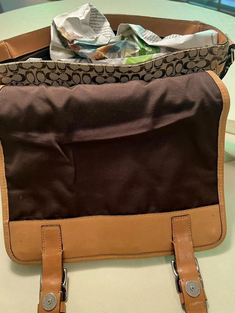 Coach Voyager Khaki Crossbody Messenger Bag Handbag … Gem