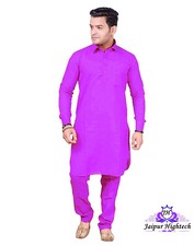 Indian Men's Wear Cotton Summer Dress Party Wear Traditional Kurta Pajama Set