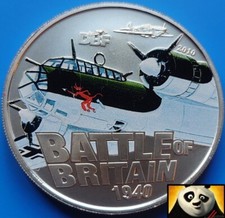 2010 COOK ISLANDS $1 One Dollar Battle of Britain Dornier Do 17 Z Crown Coin