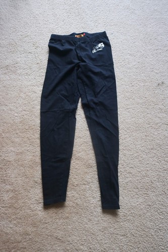 Apple Bottom Girl Leggings Cotton Blend Black Size L - Picture 1 of 6