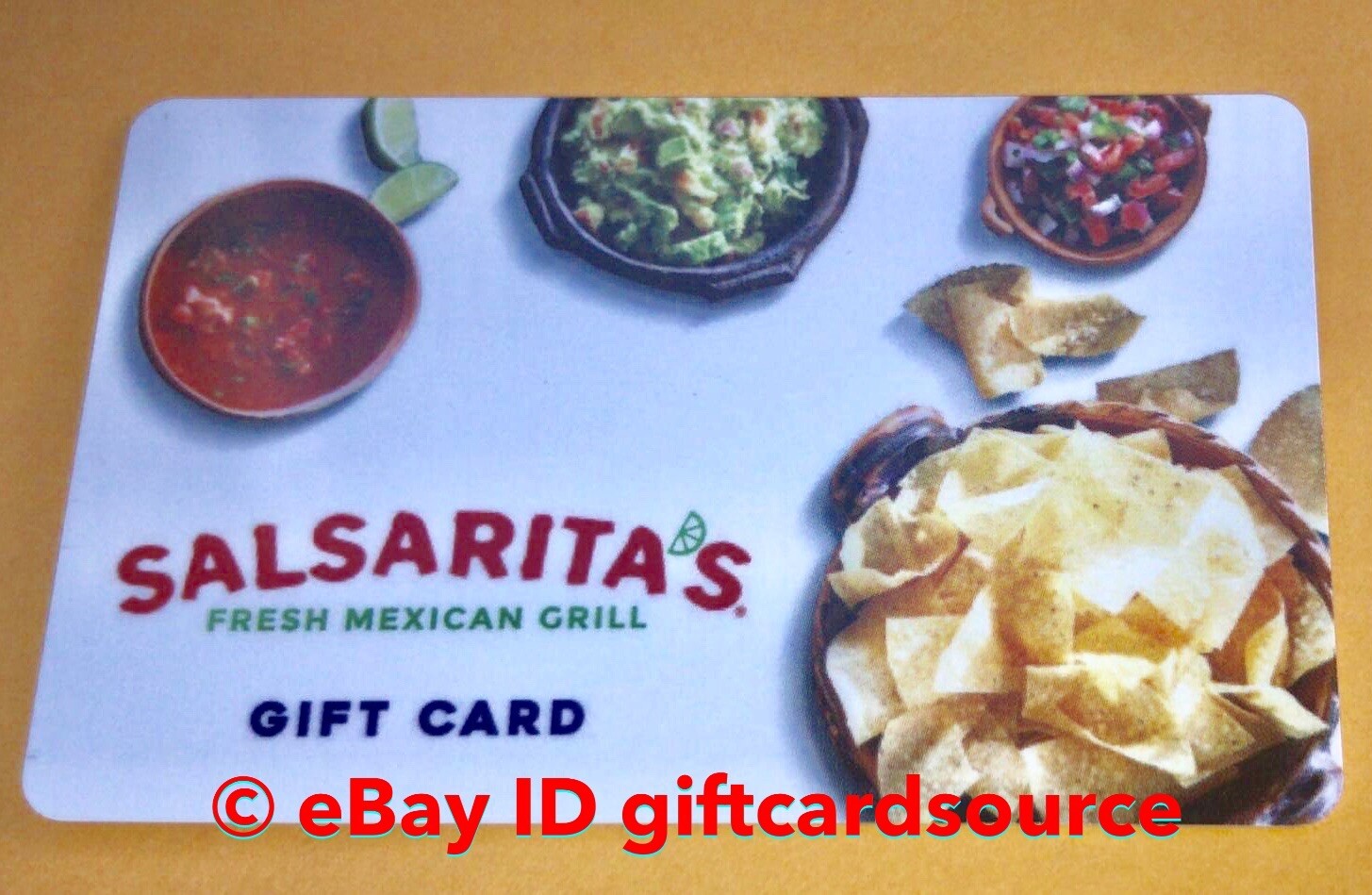SALSARITA’S FRESH MEXICAN GRILL RESTAURANT GIFT CARD NO VALUE NEW eBay