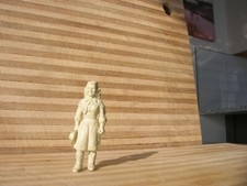 MARX DALE EVANS FIGURE ROY ROGERS WIFE WESTERN PLAYSET 60MM 1950'S VINYL wht