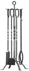 Fire Beauty 5 Pieces Fireplace Tools Sets Fireplace Accessories Tools Holder .